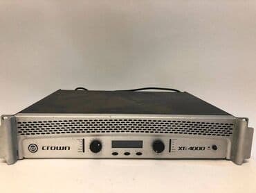 аппаратуру behringer: Усилитель Crown XTI 4000 Каждый усилитель серии XTI оборудован DSP — 1