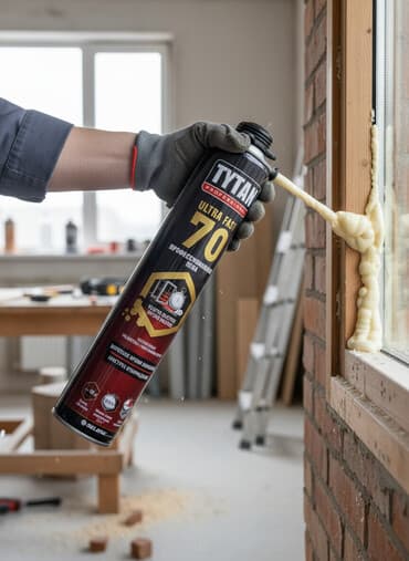 Профессиональная монтажная пена Tytan Ultra Fast 70 предназначена для