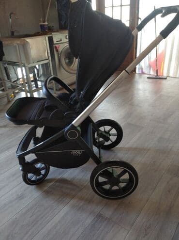 отдам даром прогулочную коляску: Коляска, цвет - Черный, Б/у — 7