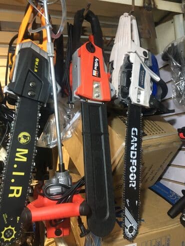 электрическая цепная пила купить в бишкеке: Электро пилы Российских фирм также Немецкие фирмы и заводской Китай — 1