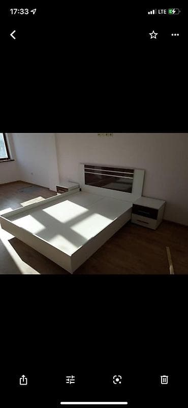 мебели для кухни: Спальный гарнитур, Двуспальная кровать, МДФ, цвет - Белый — 7