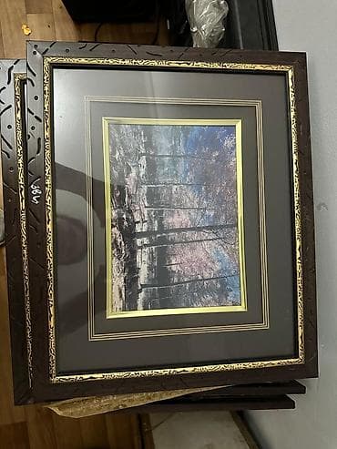berber mirror second hand: Набор оформленных картин и репродукций в рамах. размер:27×27-13штук — 1