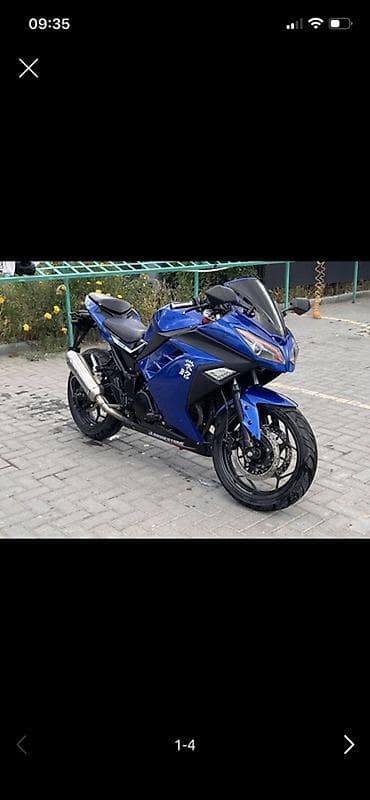 Спортбайк Kawasaki, 400 куб. см, Бензин, Чоңдор үчүн, Колдонулган, Бөлүп төлөө менен — 4