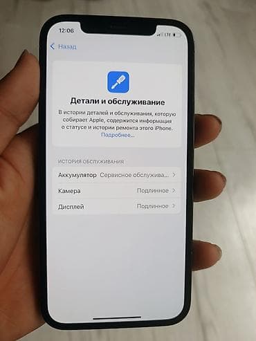 apple wath: IPhone 12 Pro, Б/у, 128 ГБ, Sierra Blue, Зарядное устройство, Чехол, 74 % — 4