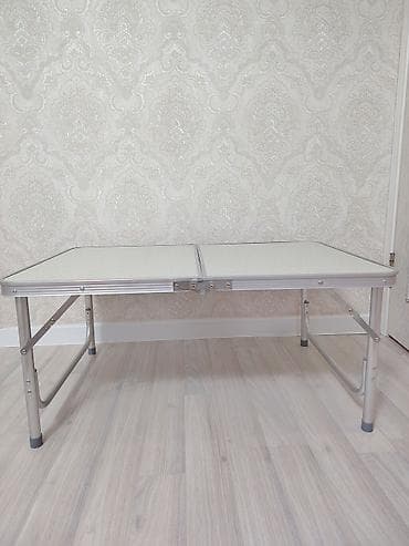 Спорт и отдых: Складной стол туристический +🪑2 стула. Материал: алюминий. Размеры — 2