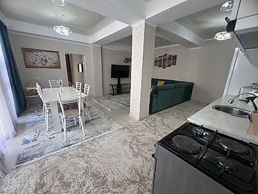 квартира без хозяина: Квартира, ЦО Кыргызское взморье, Бостери, Детская площадка, Парковка, стоянка, Охраняемая территория — 6