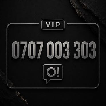 вип номер телефон: 👑 VIP НОМЕР O! «Нур-Телеком» 📱 0707 003 303 🔥 Редкая комбинация 💎 — 1