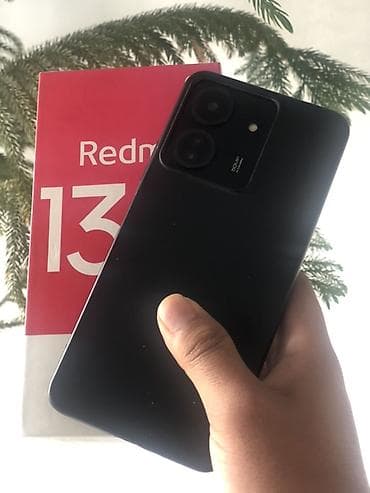 redmi 10 с: Redmi, Redmi 13C, Колдонулган, 256 ГБ, түсү - Кара, 2 SIM — 1