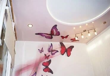 натяжные потолки в токмоке: Натяжной потолок Глянцевое, Матовое, 3D потолки Бесплатный замер, Гарантия, Бесплатная консультация — 14