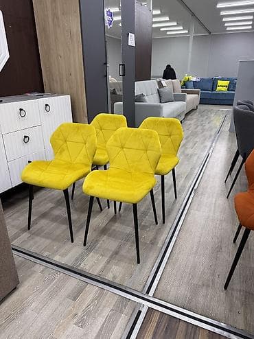 кухонные стульчики: Стул для кухни, Новый, Железо, цвет - Оранжевый — 1