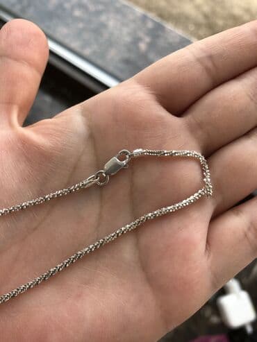 золотые цепочки бу: Комплект из серебра 925 пробы
Италия
Тоненький и нежный комплект — 3