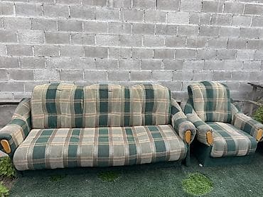 садовые мебели: Продаю диван с двумя креслом
Состояния отличное 
Цена договорная — 1
