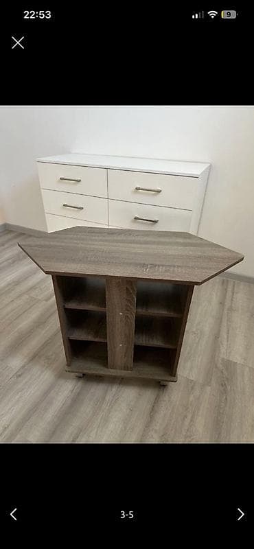 шкаф офисный бу: Офисная тумба, Новый, ЛДСП, цвет - Коричневый — 4