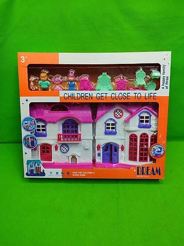 домик для игрушек: Домик для кукол игрушка детская🏘️ Комплектация товара: 7 предметов — 1