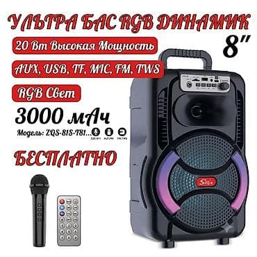 Портативная акустическая система Sing-e ZQS-81S-T81 с ультра басом и