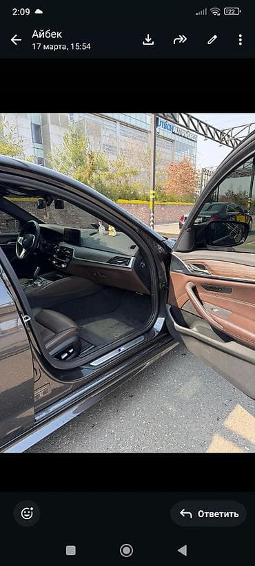 BMW: BMW 5 series: 2019 г., 2 л, Автомат, Дизель, Седан — 8