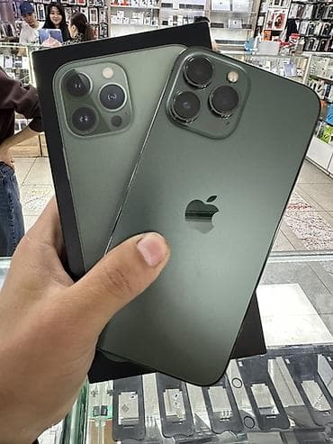 iphone 17 pro: IPhone 13 Pro Max, Б/у, 128 ГБ, Alpine Green, Коробка, 92 % — 3