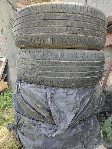 Шины и диски: Шины 235 / 55 / R 19, Лето, Б/у, Комплект, Легковые, Корея, Hankook — 1