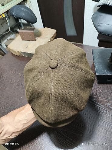 куртка visdeer: Кепка восьмиклинка (newsboy cap) - Материал: плотная хлопковая саржа — 4