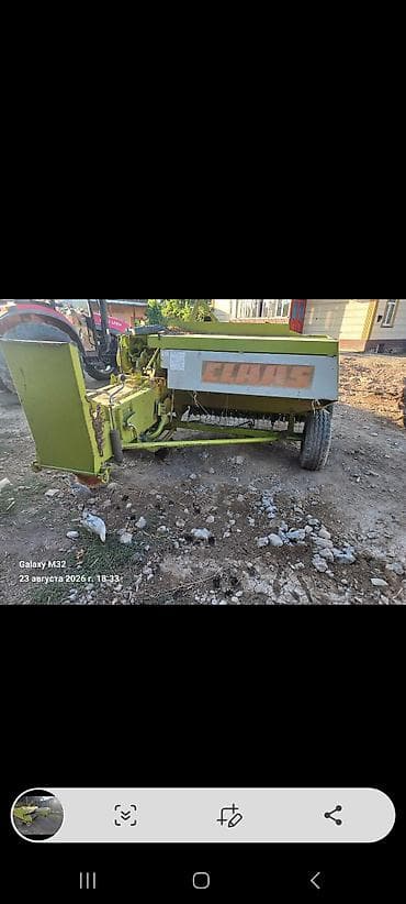 Пресс-подборщик тюковый CLAAS (маркировка на борту – MARQUANT — 3