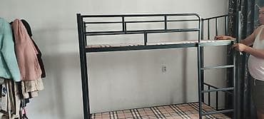 sofa bed: Двухъярусная металлическая кровать - Прочная стальная рама с — 4