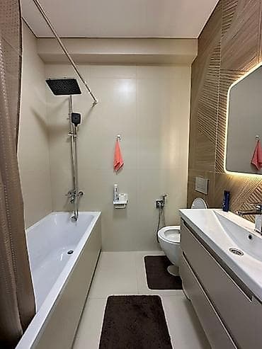 Батирлер: 1 бөлмө, 42 м², Туңгуч мкр Элитка, 7 кабат, Евро оңдоо — 4