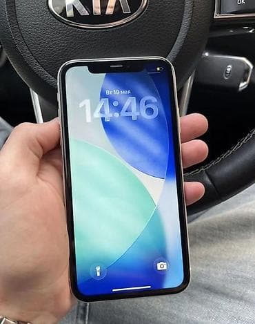iphone 19: IPhone 11, Б/у, 128 ГБ, Белый, Зарядное устройство, Защитное стекло, Чехол, 78 % — 2