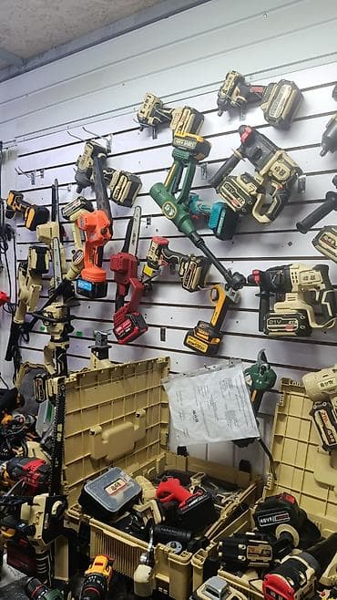 Аккумуляторный электроинструмент 21V/24V/48V — широкий ассортимент at lalafo.kg Аккумуляторный электроинструмент 21V/24V/48V — широкий ассортимент