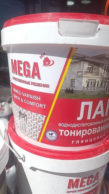 Лак MEGA Mix — воднодисперсионный акриловый тонированный лак — 1