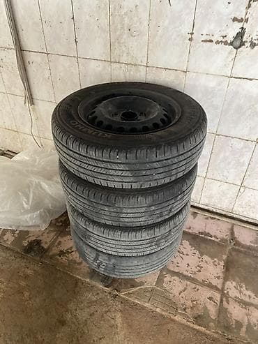 шины диски 15: Колеса в сборе R 15, Лето, Комплект, Легковые, Железные — 4