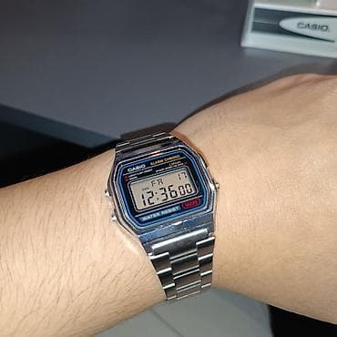 samsung 65: Классические часы часы, Casio, Япония, Водонепроницаемые, Унисекс, Б/у — 3