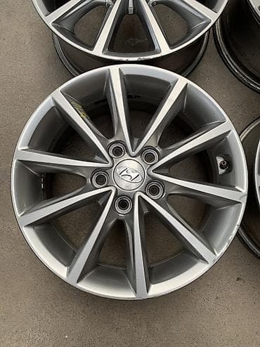 диски саната: Литые Диски R 16 Hyundai, Комплект, отверстий - 5, Б/у — 5