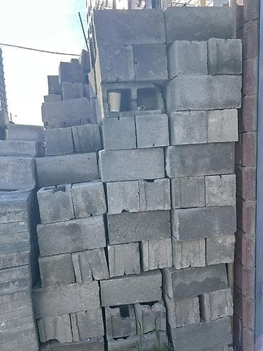 бетонные блоки: Пескоблоки б/у Шлакоблоки стеновые - Материал: бетонные шлакоблоки — 2