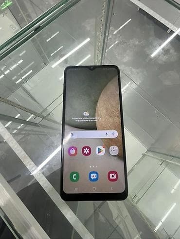 Samsung Galaxy A12, Б/у, 64 ГБ, цвет - Черный, 2 SIM