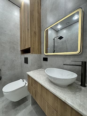 будка на заказ: 1 комната, 43 м², Тунгуч мкр Элитка, 10 этаж, Дизайнерский ремонт — 5