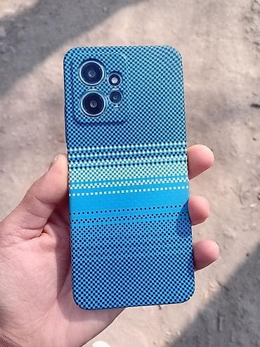 google pixel 3a xl: Смартфон с синим защитным виниловым скин-наклейкой (шахматный узор) — 4