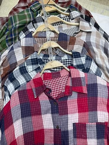 Распродажа летних вещей: рубашки в клетку и пляжные комплекты (шляпа +