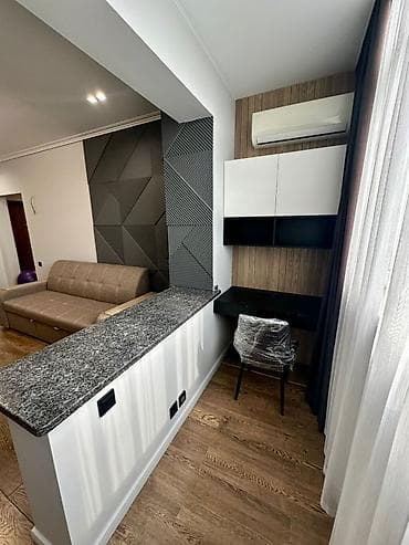 Батирлер: 2 бөлмө, 60 м², 7-мкр 106-серия, 7 кабат, Евро оңдоо — 4