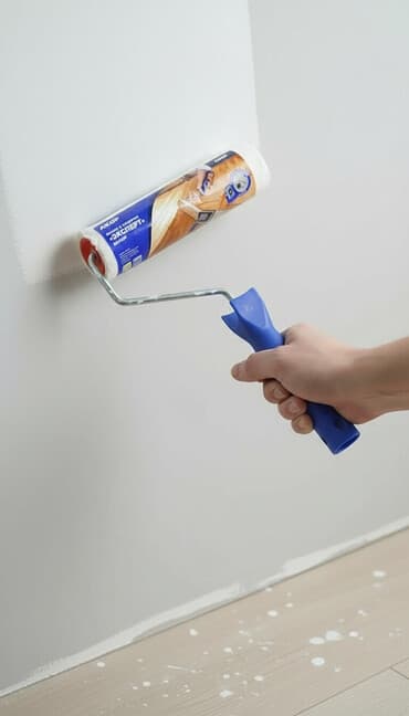 полировщик авто: Валик малярный «Эксперт» в сборе (АКОР) - Тип: валик с ручкой - — 1