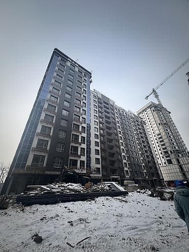 Батир сатып алам: 2 бөлмө, 66 м², Элитка, 7 кабат, Даяр ПСО (өзү оңдоп түзөтүп бүтүү үчүн) — 2
