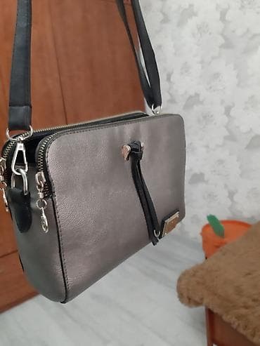 сумки женские через плечо: Классическая сумка, Материал: Экокожа, Регулируемый ремень, Женские — 3