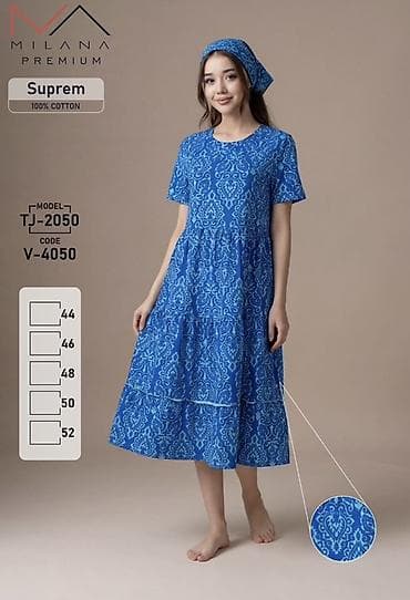 классика одежда: Платье женское Milana Premium, модель TJ-2050 (Suprem, 100% cotton) - — 3