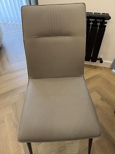 stol: Кухонный стол и стул, Новый, цвет - Серый — 2