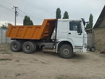 макс: Самосвальный автопоезд HOWO (Sinotruk) с прицепом - Тягач HOWO 6x4 с — 6