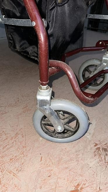 балдак бу: Роллатор (ходунки) с сиденьем и ножной подставкой - 4 колеса для — 6