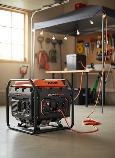 Инверторный генератор KEMAGE E6000ioE Основные характеристики: -