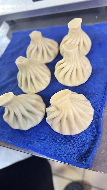 лепка манты: Хинкали ручной лепки (сырые, замороженные) - Классическая форма с — 1