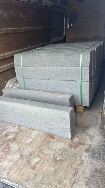 тратуарные бардюры: Тротуарный бордюр, Бетонный, Другие особенности, 100 — 3