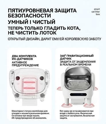 Биотуалеты: Умный кошачий туалет — «дворец чистоты» для вашего питомца Основные — 4