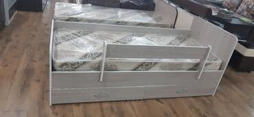 детская кровать 7 в 1: Новый кровать для детей с бортиками удобные размер 190×80 с матрасом — 1